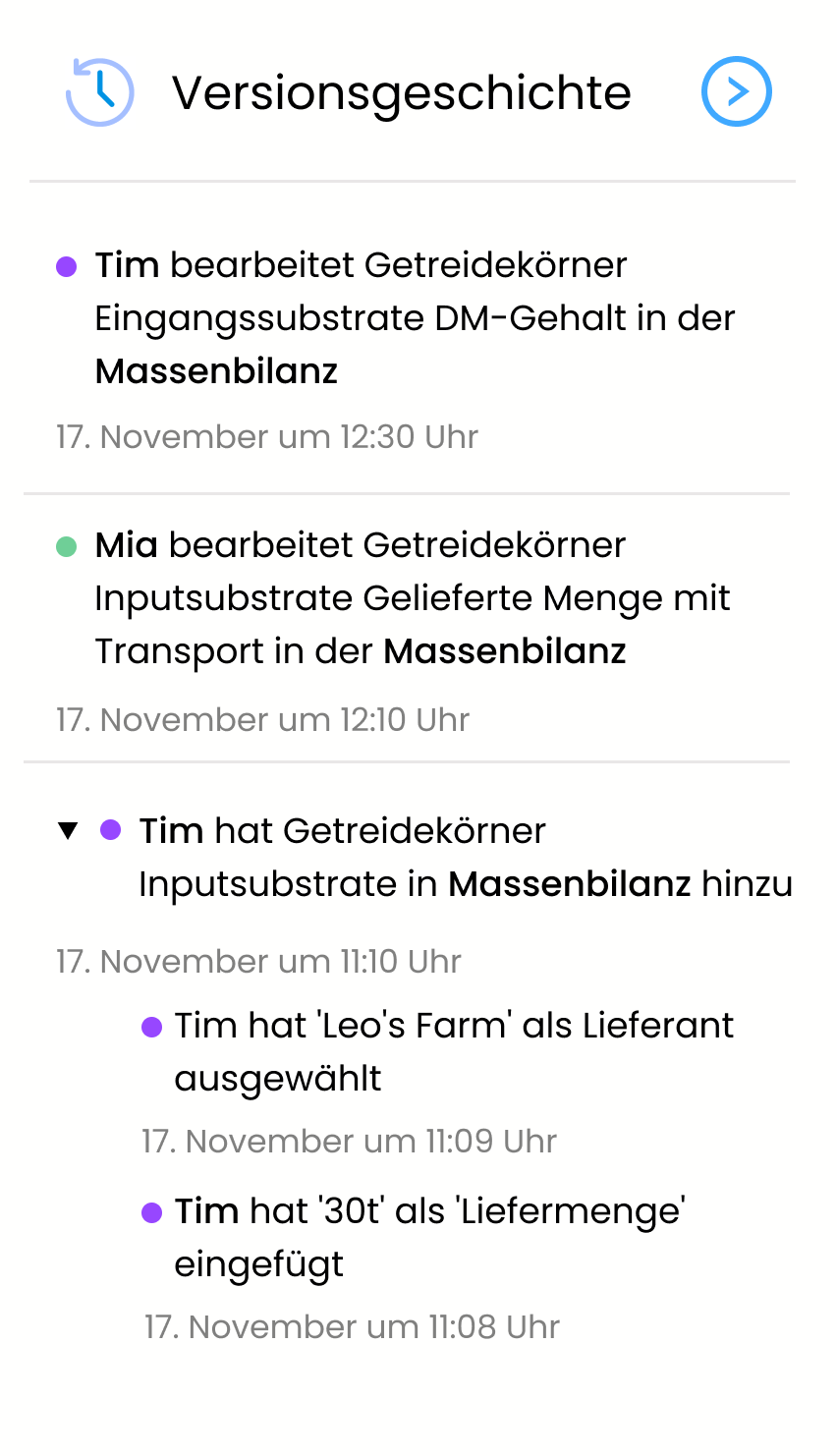 Version History image